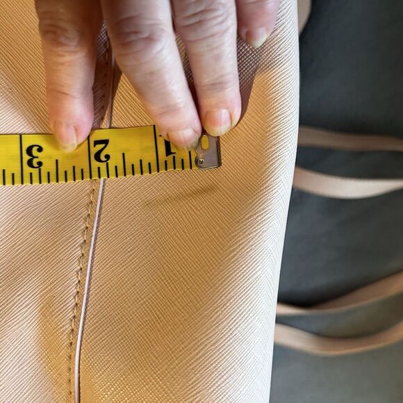 Neiman Marcus Tote Bag‎ Large Blush Pink Faux Leather - Picture 3 of 9